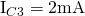 $I_{C3}=2\mathrm{mA}$